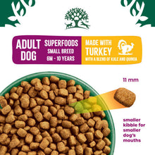 Load image into Gallery viewer, James Wellbeloved Turkey Kale &amp; Quinoa Small Breed Dog Superfood 1.5kg
