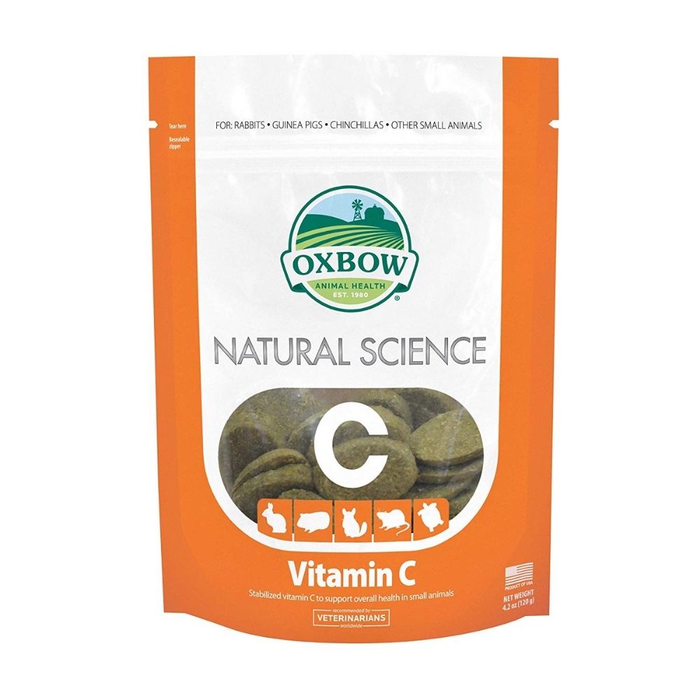 Oxbow Natural Science Vitamin C Supplement For Guinea Pig & Small Animals x 60 Tablets
