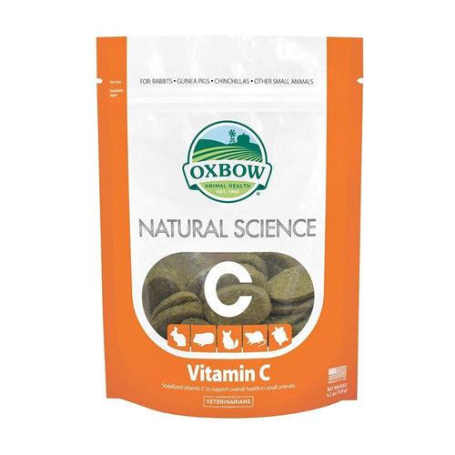 Oxbow Natural Science Vitamin C Supplement For Guinea Pig & Small Animals x 60 Tablets