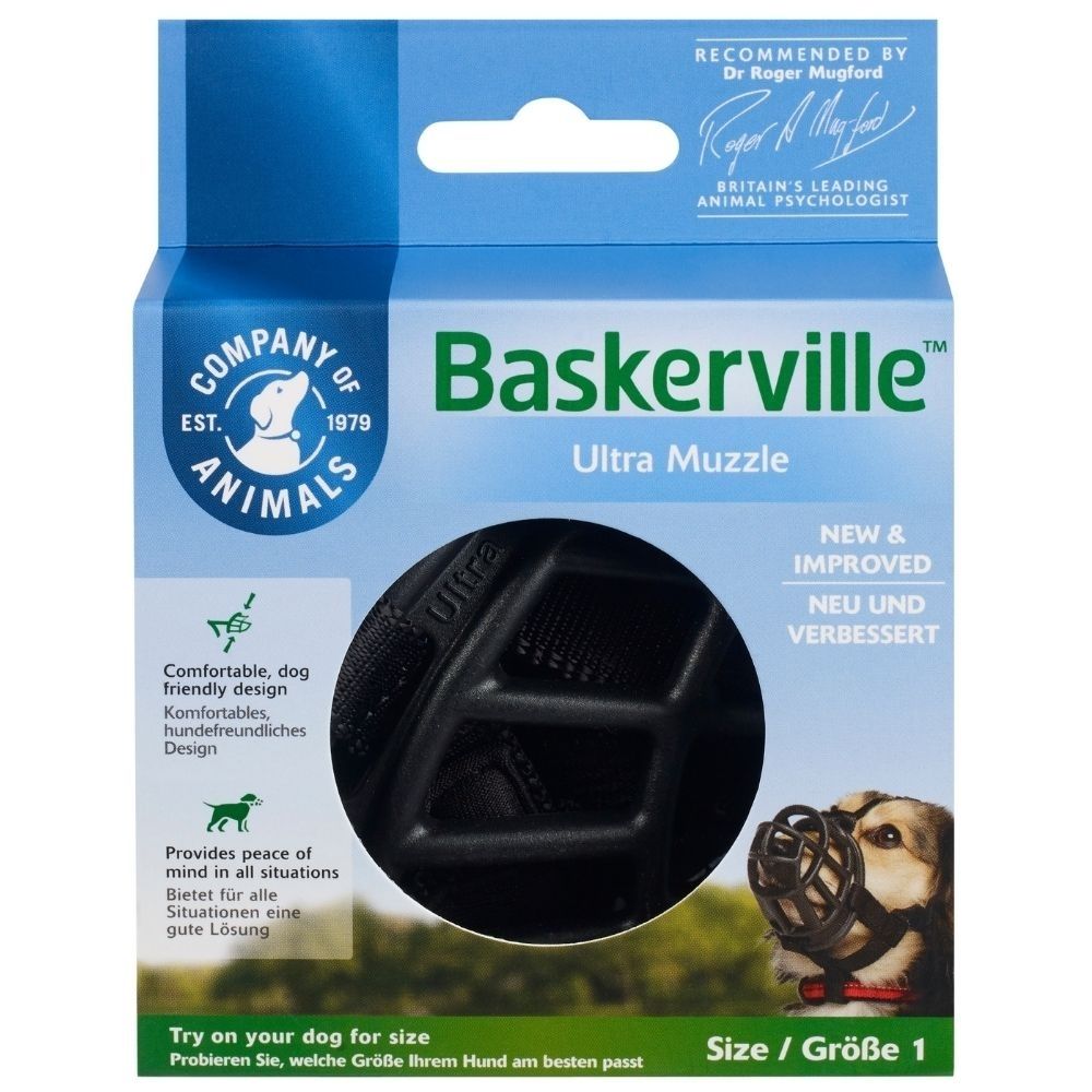 Baskerville Ultra Muzzle For Training Various Sizes
