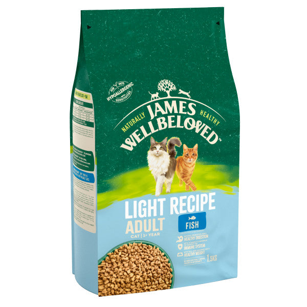 James Wellbeloved Ocean Fish & Rice Light Adult Cat Food 1.5kg