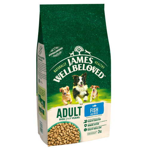 James Wellbeloved Fish & Rice Adult Dog Food 2kg