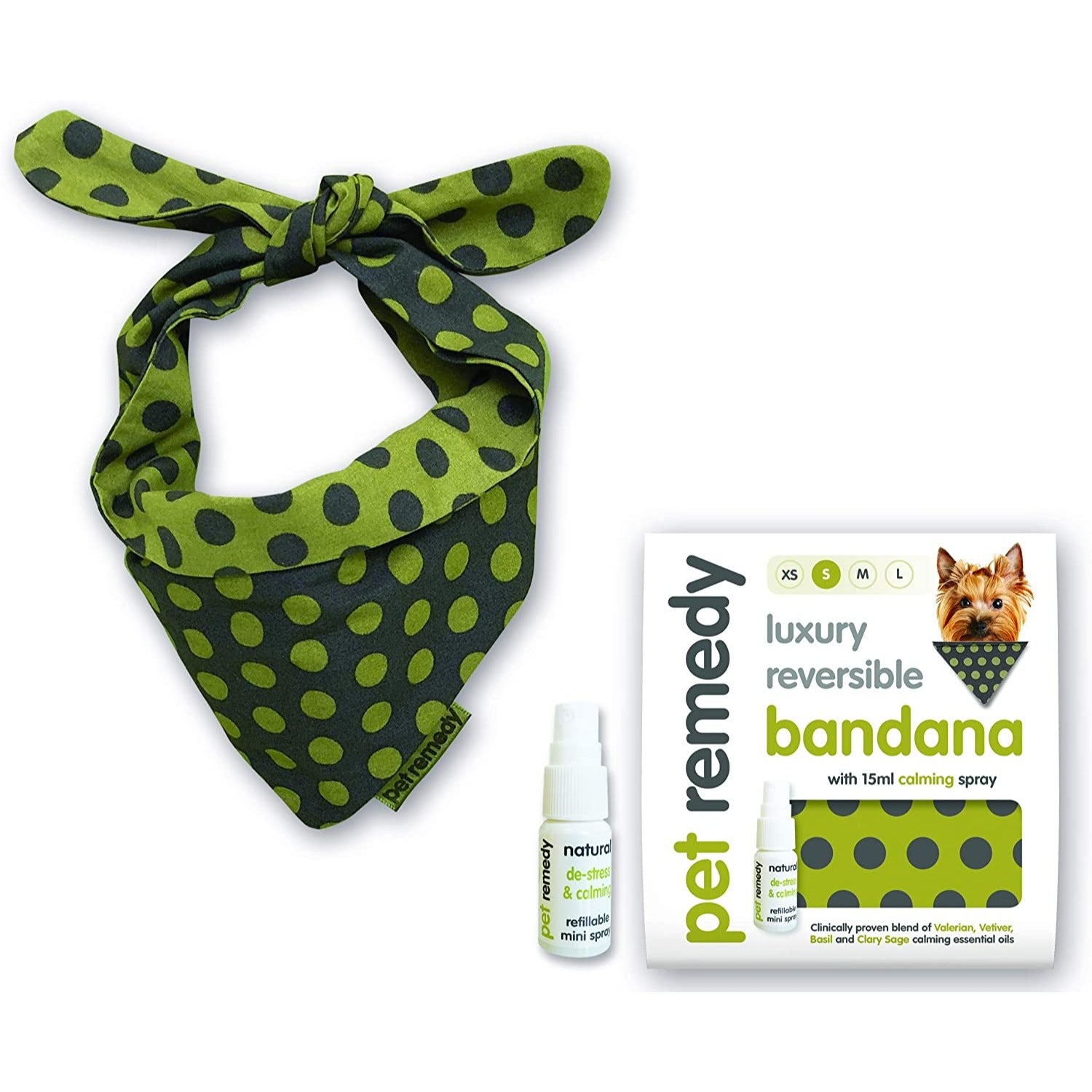 Pet Remedy Dog Calming Bandana & Spray