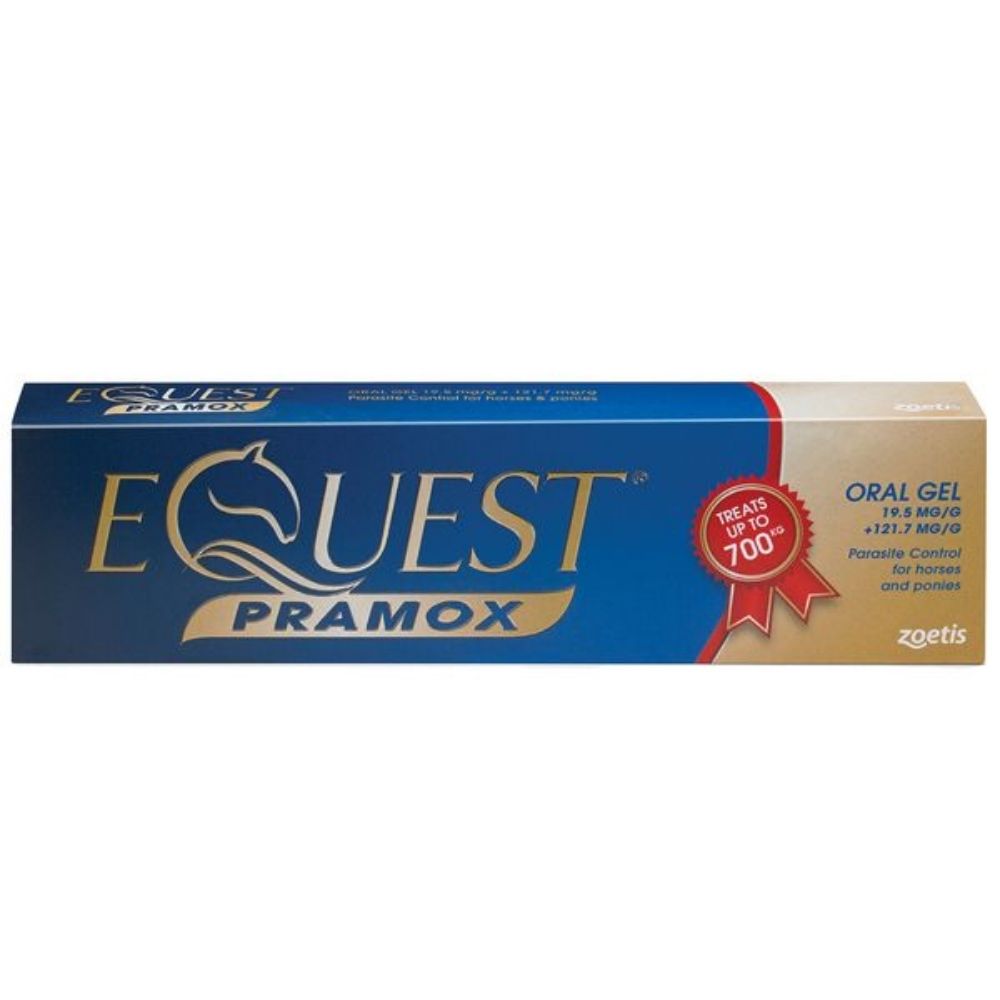 Equest Pramox Horse Wormer 19.5 mg/g + 121.7 mg/g Oral Gel for Horse and Ponies