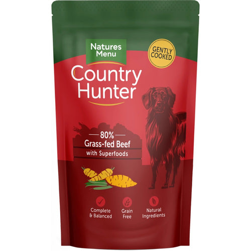 Country Hunter Grass Grazed Beef Dog Pouch Multipack