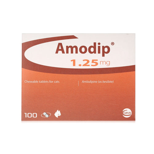 Amodip 1.25mg Tablets For Cats - 100 Tablets