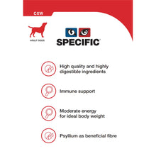Load image into Gallery viewer, Dechra SPECIFIC™ CXW Adult All Breeds Wet Dog Food 6 x 300g
