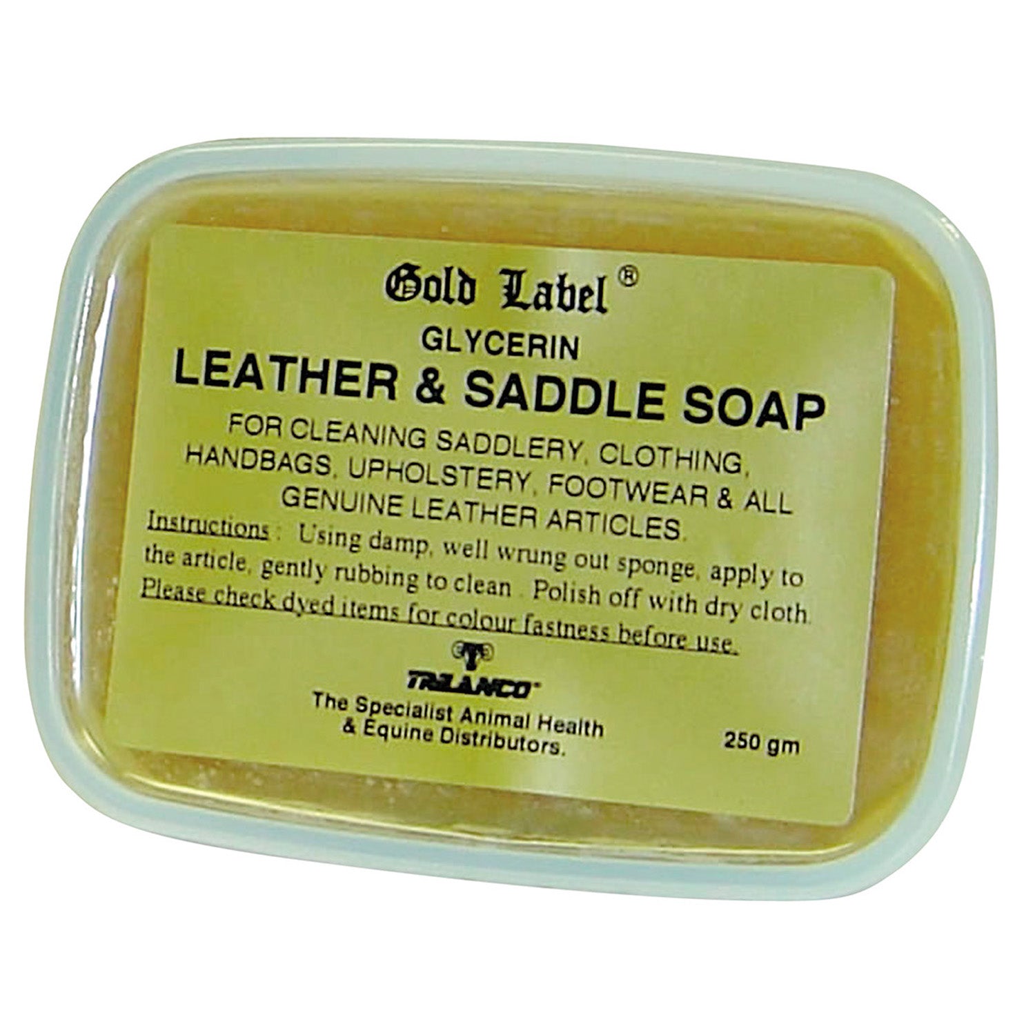 Gold Label Glycerin Leather And Saddle Soap - Various sizings