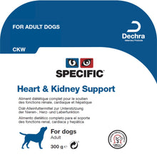 Load image into Gallery viewer, Dechra SPECIFIC™ CKW Heart &amp; Kidney Support Wet Dog Food 6x300g

