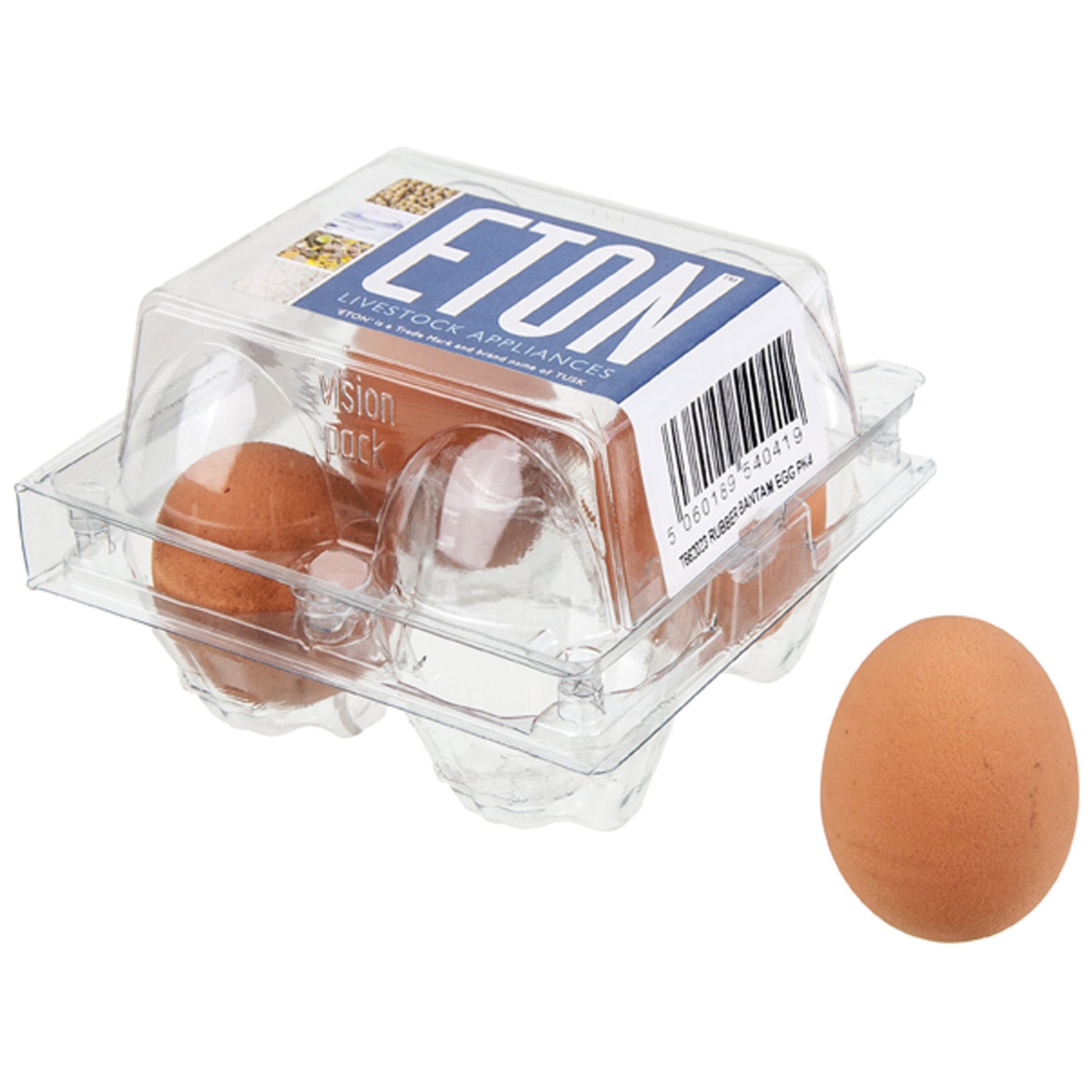 Eton Rubber Bantam Egg- Pack of 4