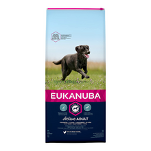 Load image into Gallery viewer, Eukanuba Active Adult Dog Food For Large Breeds Chicken Flavoured 12kg
