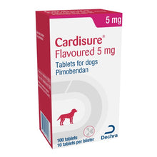 Load image into Gallery viewer, Dechra Cardisure Flavoured Tablets for Dogs x 100 Tablets
