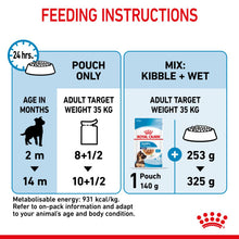 Load image into Gallery viewer, Royal Canin Nutritional Wet Dog Food For Maxi Puppy Dogs 10x140g
