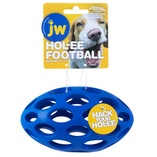 JW Pet Hol-ee Football Dog Chew Toy