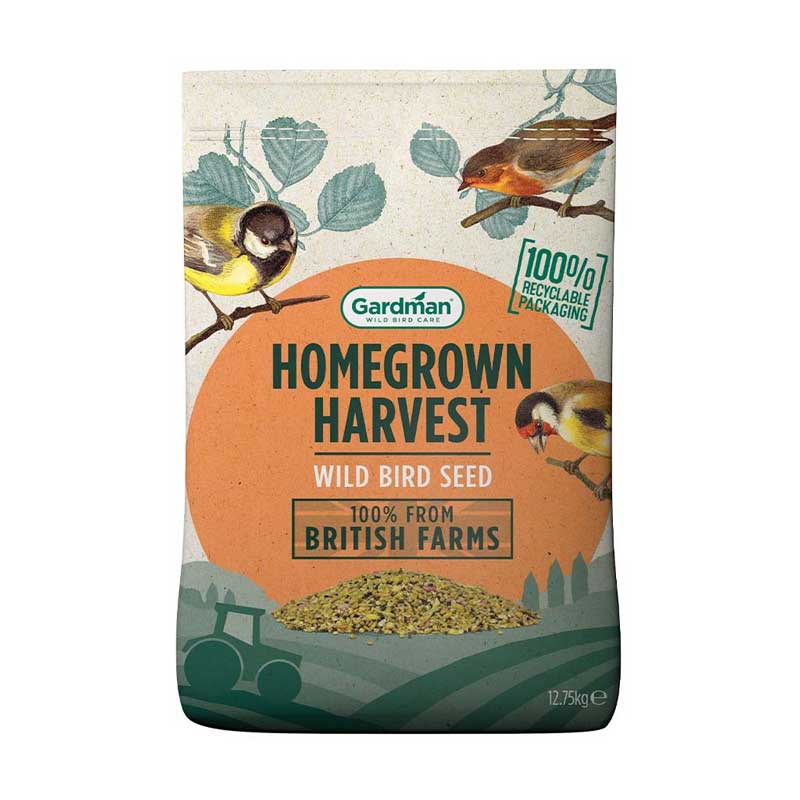 Gardman High Quality Bird Seed Homegrown Harvest 12.75kg