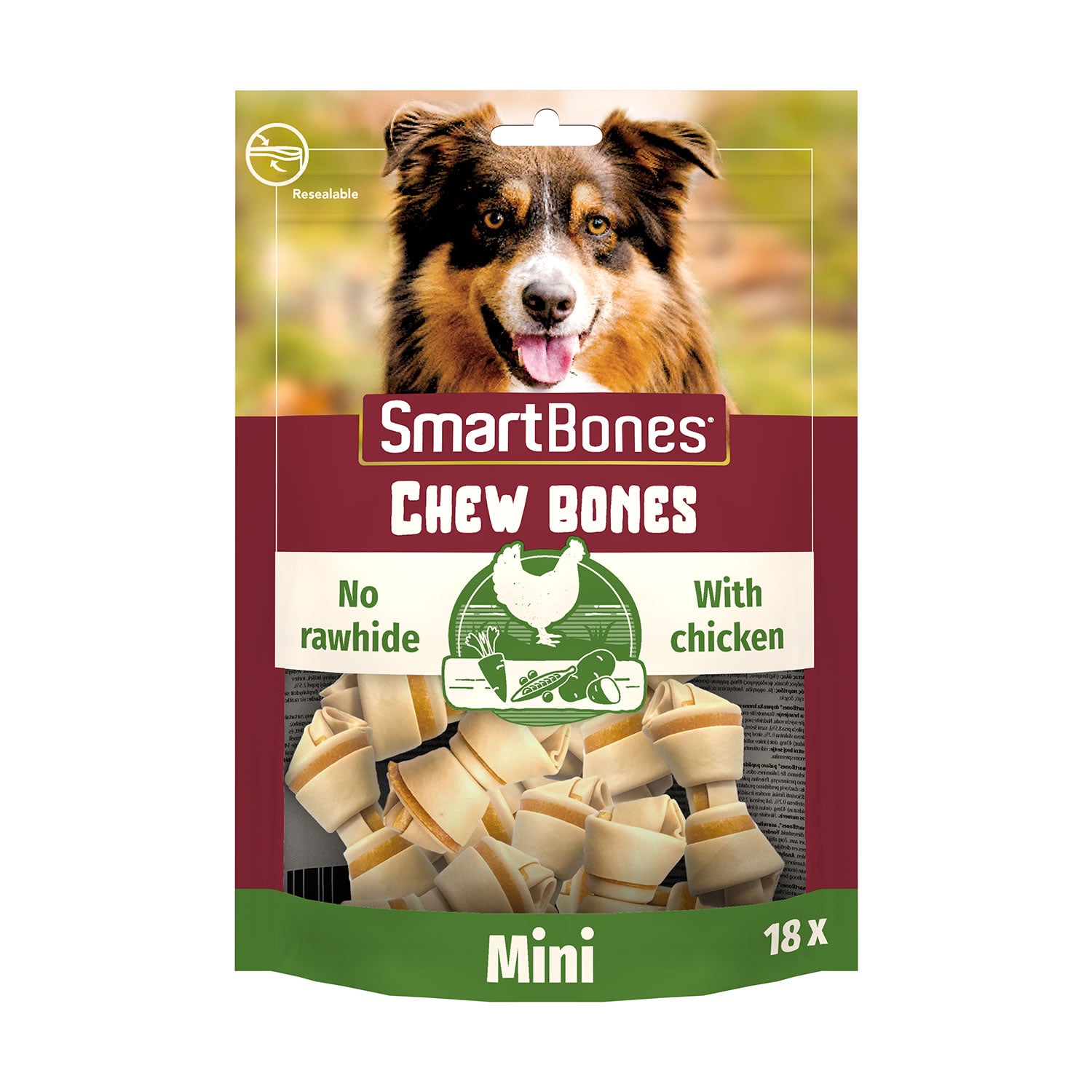 Smart Bones Chews No Rawhide- Various Sizes and Flavours