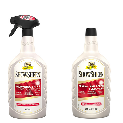 Absorbine Showsheen Hair Polish And Detangler- Various Sizes 