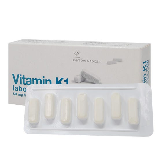 Vitamin K1 Laboratoire TVM 50mg Tablets for Dogs x 14