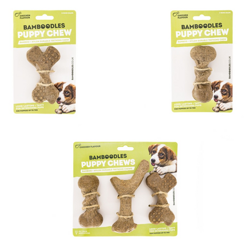 Bamboodles Flavoured Chew Toys For Puppy Dogs