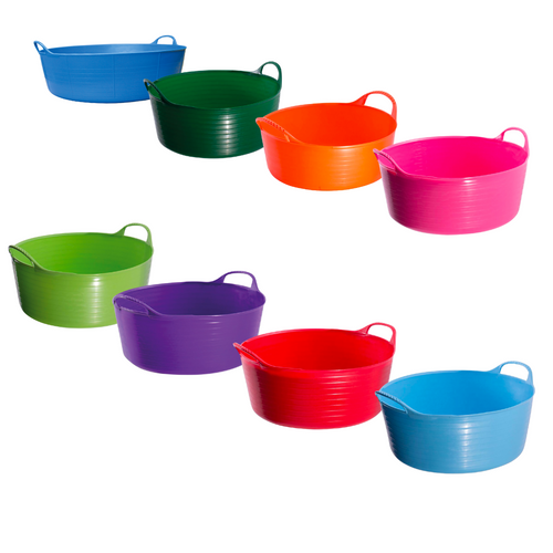 Red Gorilla Tubtrug Flexible Bucket- Small Shallow