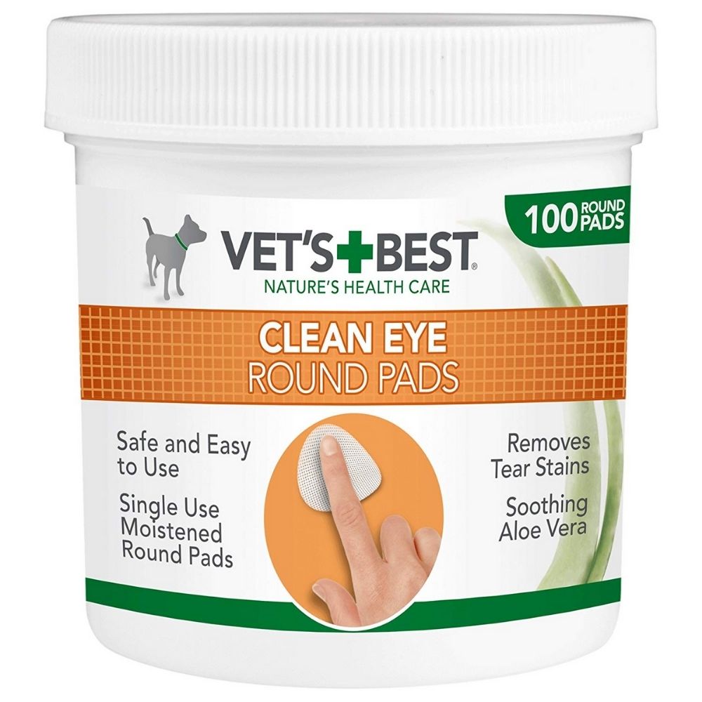 Vet's Best Eye Cleaning Pads for Dogs - Pack of 100