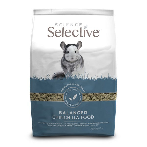 Supreme Science Selective Nutritional Chinchilla Food 1.5kg