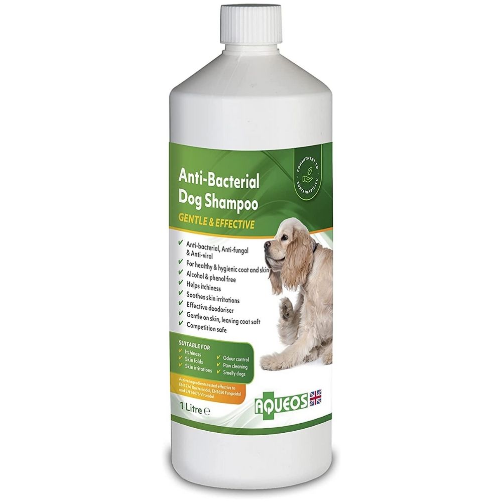 Aqueos Anti-Bacterial Dog Shampoo - All Sizes