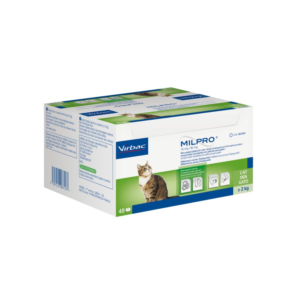 Milpro Wormer Tablet for Dogs and Cats x 1 Tablet