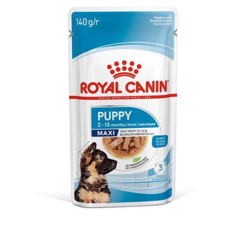 Royal Canin Nutritional Wet Dog Food For Maxi Puppy Dogs 10x140g