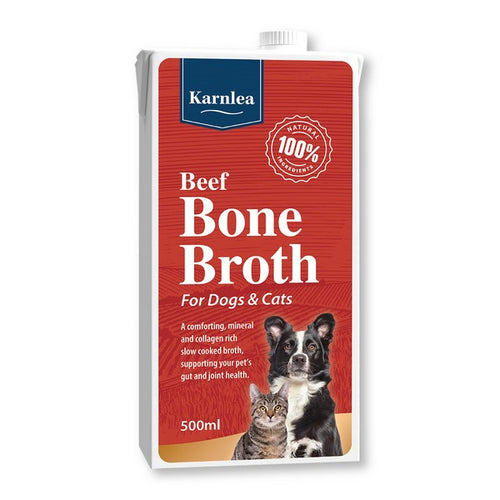 Karnlea Bone Broth Food Supplement Topper for Dogs and Cats 500ml
