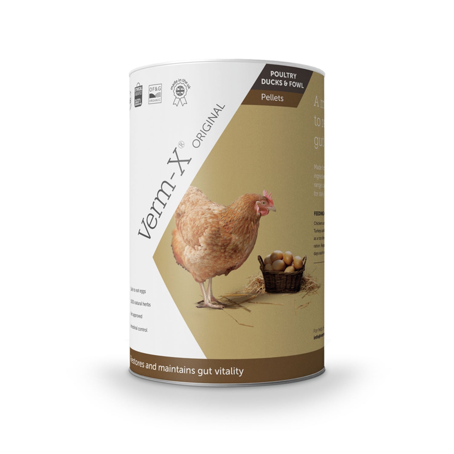 Verm-X Herbal Pellets For Poultry- Various Sizes 