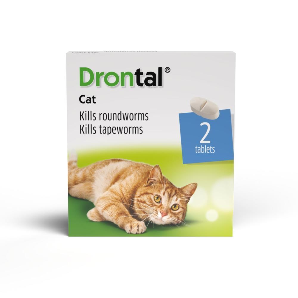 Drontal Wormer Tablets for Small & Medium Cats - Under 4kg - All Pack Sizes