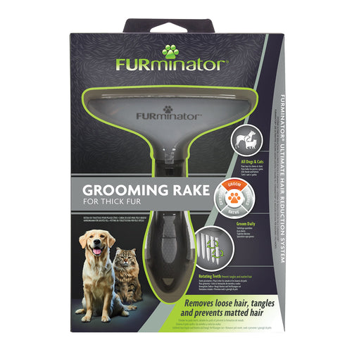 Furminator Grooming Rake For Cats And Dogs 