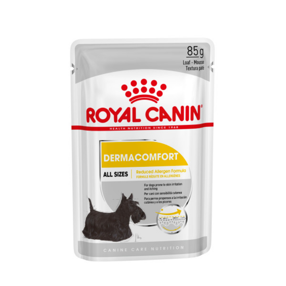 Royal Canin Wet Dog Food For Dermacomfort In Dogs 12x85g