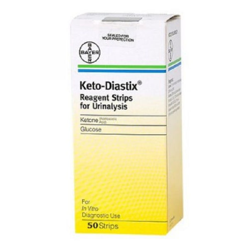 Keto Diastix Urinalysis Reagent For Pets 50 Strips