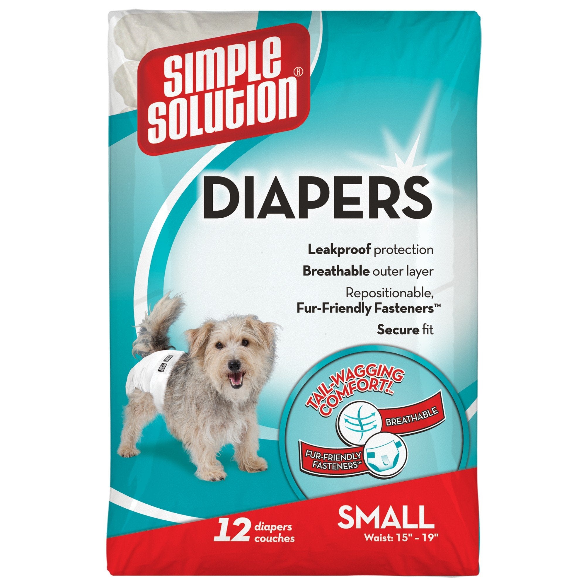 Simple Solution Disposable Dog Diapers - All Sizes