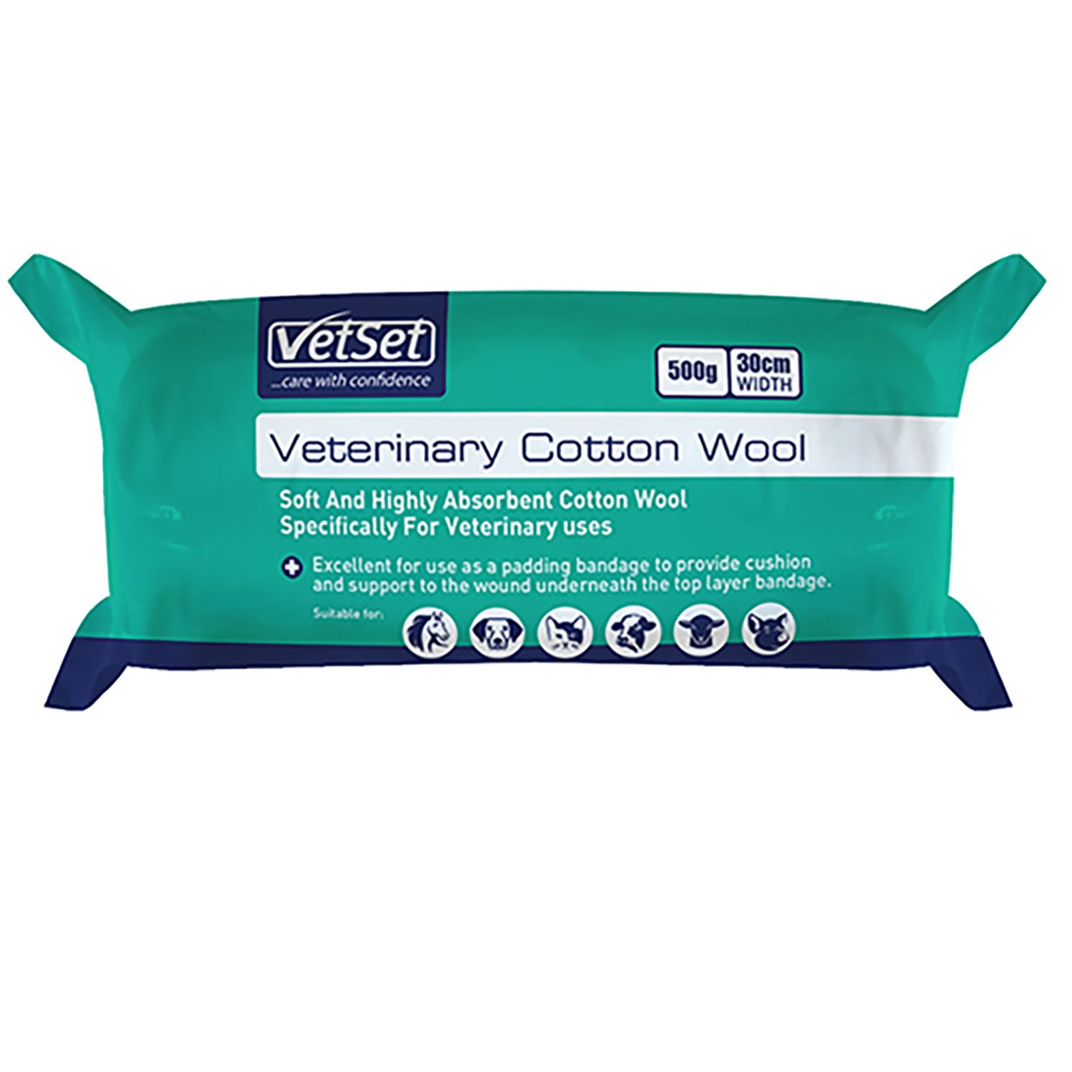 VetSet Veterinary Cotton Wool 500g