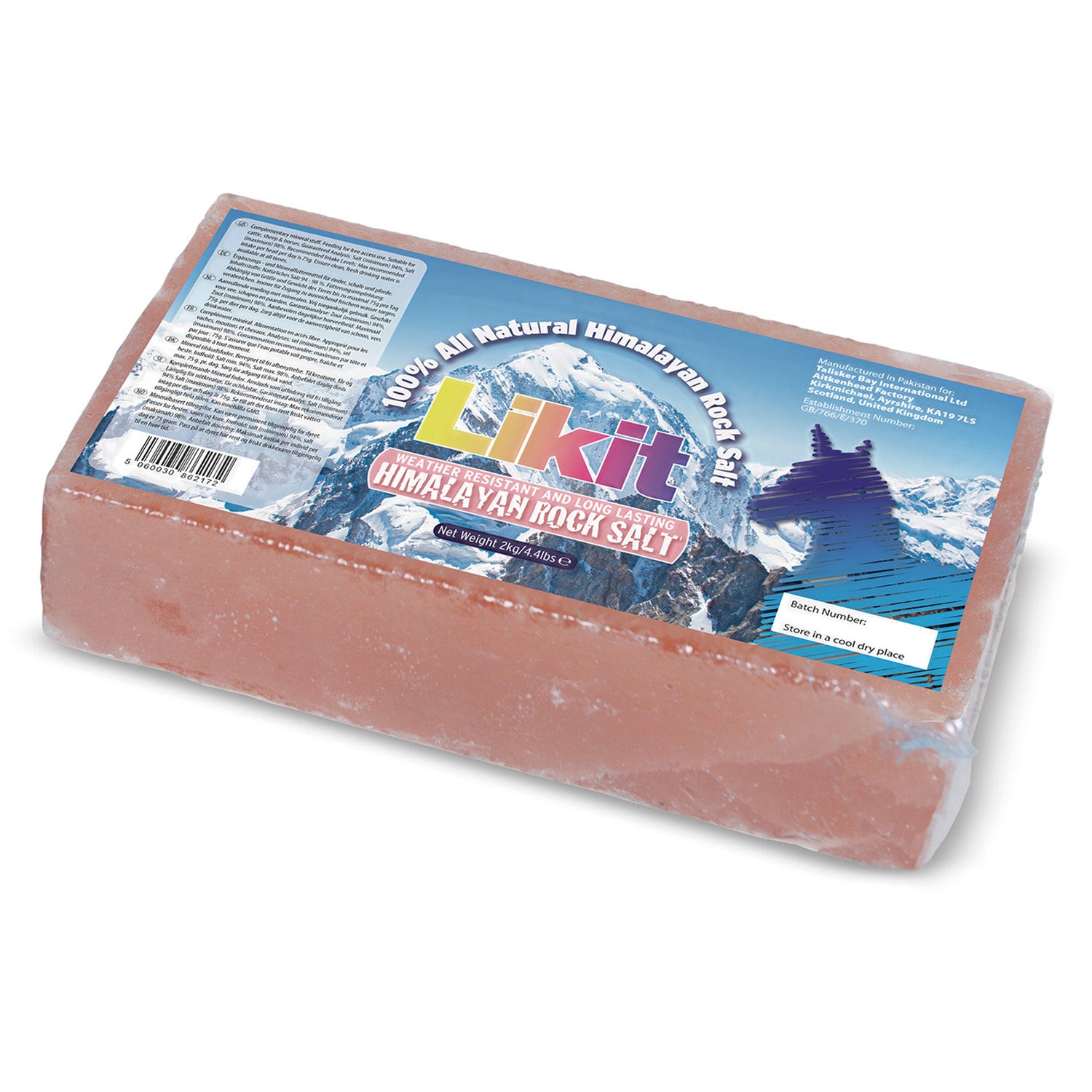Likit Himalayan Rock Salt Lick Brick For Horses- 2kg