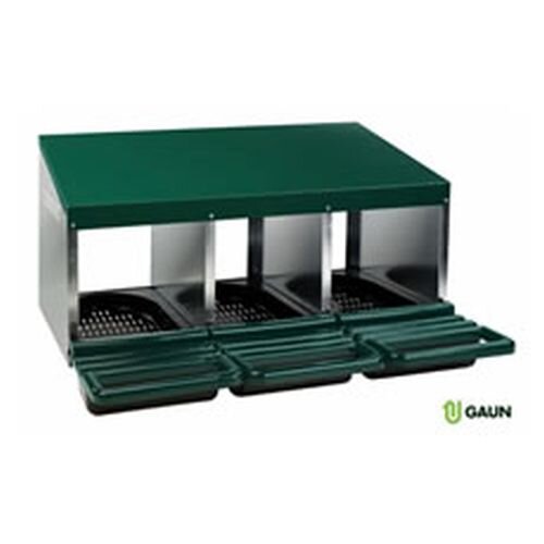 Gaun Plastic Tray For Laying Nest With 3 Compartments