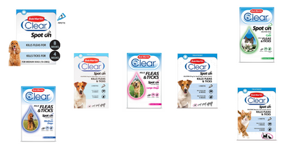 Load image into Gallery viewer, Bob Martin Clear Flea Spot On Pipettes For Cats &amp; Dogs
