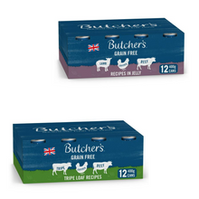 Load image into Gallery viewer, Butcher&#39;s Can Recipe Wet Dog Food 12x400g- Various Types
