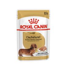 Load image into Gallery viewer, Royal Canin Wet Dog Food Specifically For Adult Dachshund 12x85g

