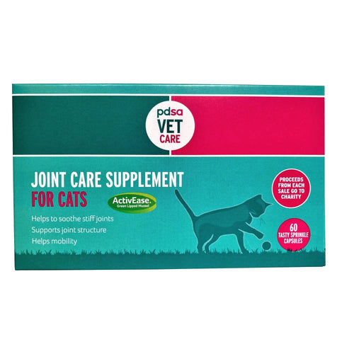 PDSA Vet Care Joint Supplement Support Tablets For Cats x 60