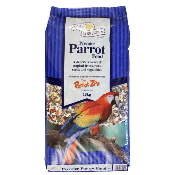 Harrisons High Quality Premier Parrot Food/Seed 15kg