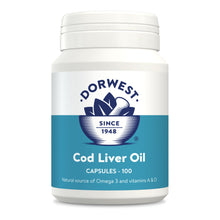 Load image into Gallery viewer, Dorwest Cod Liver Oil Capsules For Pets
