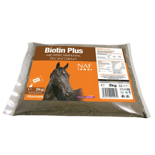 NAF Biotin Plus 2kg Refill For Horses 