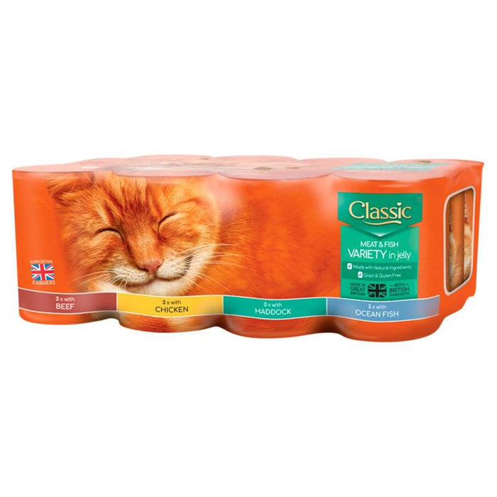 Butcher's Classic Adult Wet Cat Food Variety Mix 12x400g