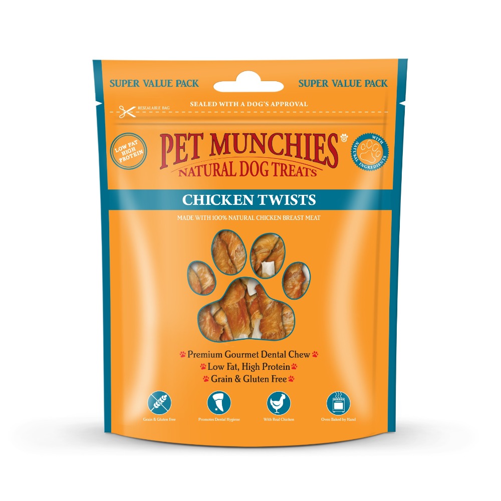 Pet Munchies Chicken Twists Dog Treats 290g