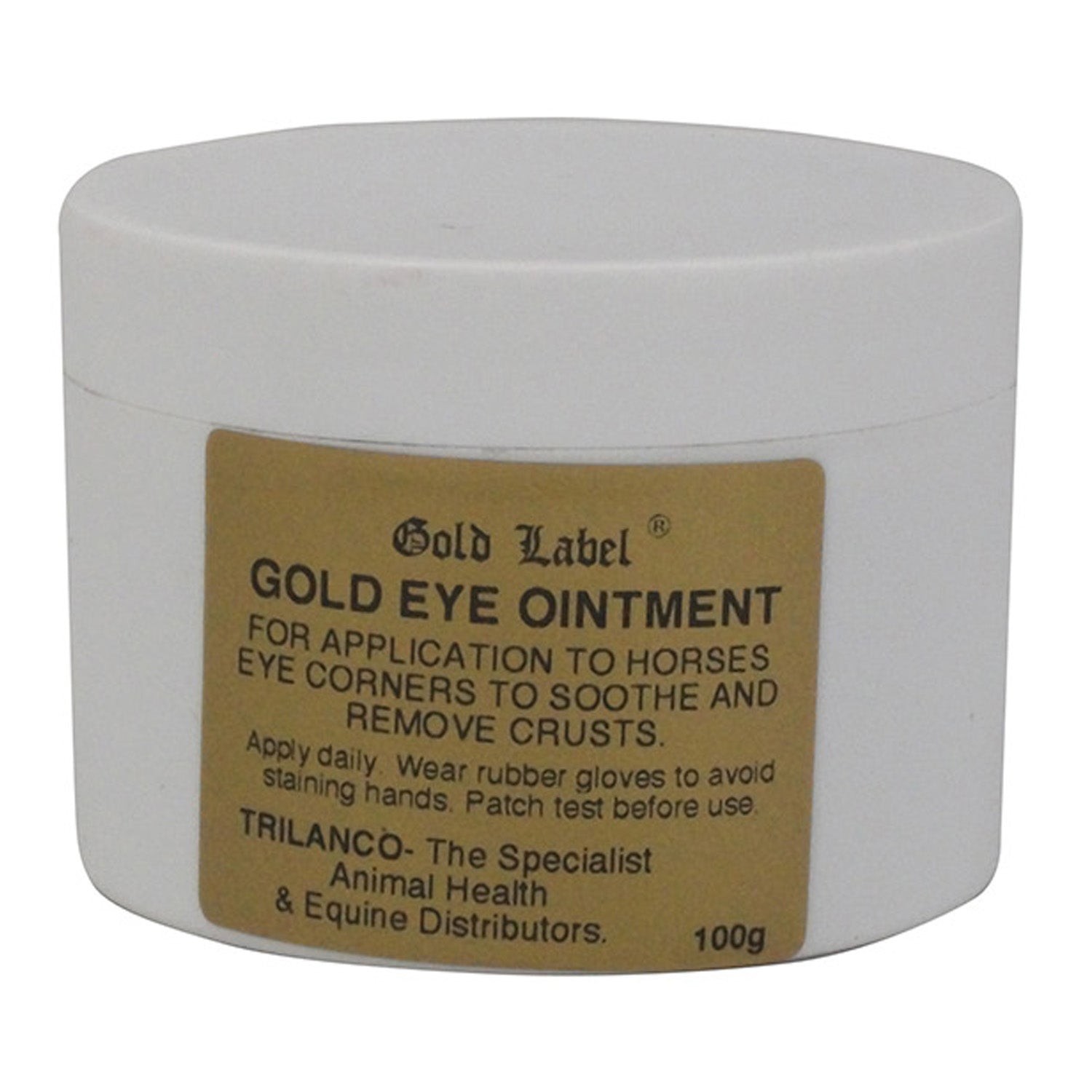 Gold Label Gold Eye Ointment For Horses 100g