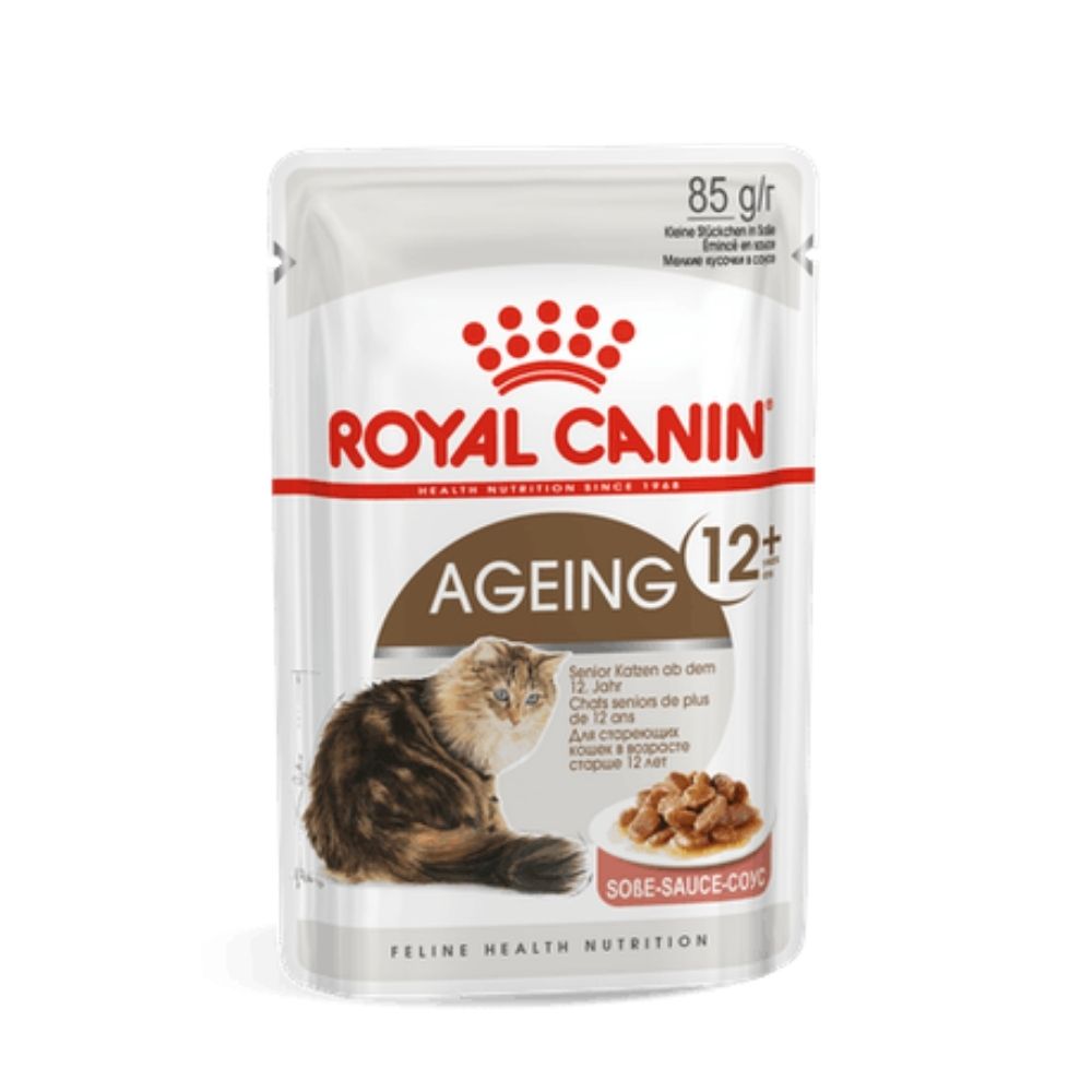 Royal Canin Wet Cat Food Nutritional For Ageing Senior Cats 12+ 12 x 85 g